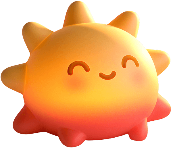 Sol, the smiling Solmate sun coach